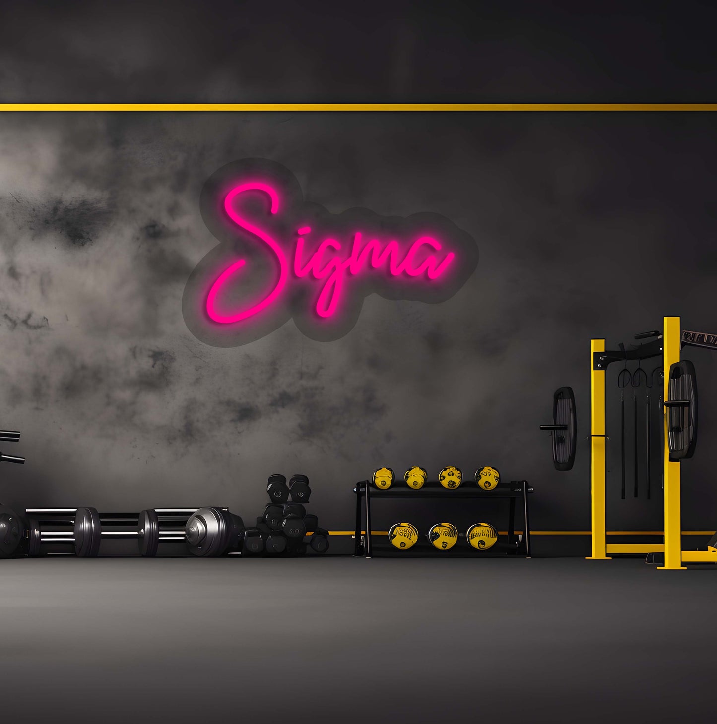 Sigma Neon Sign | Pink