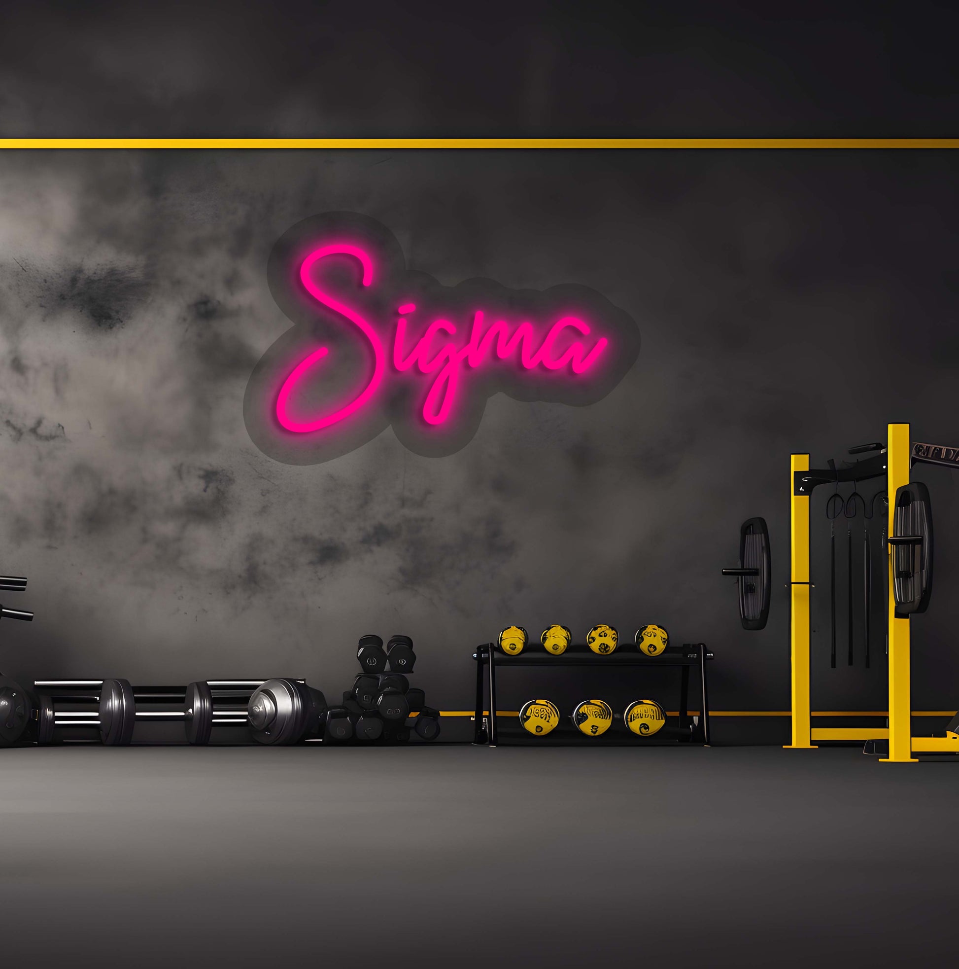 Sigma Neon Sign | Pink