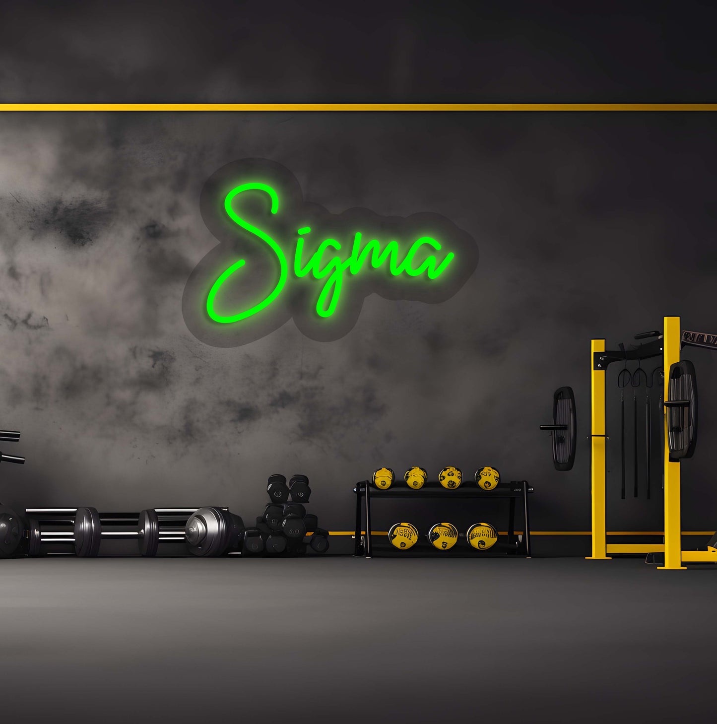 Sigma Neon Sign | Green