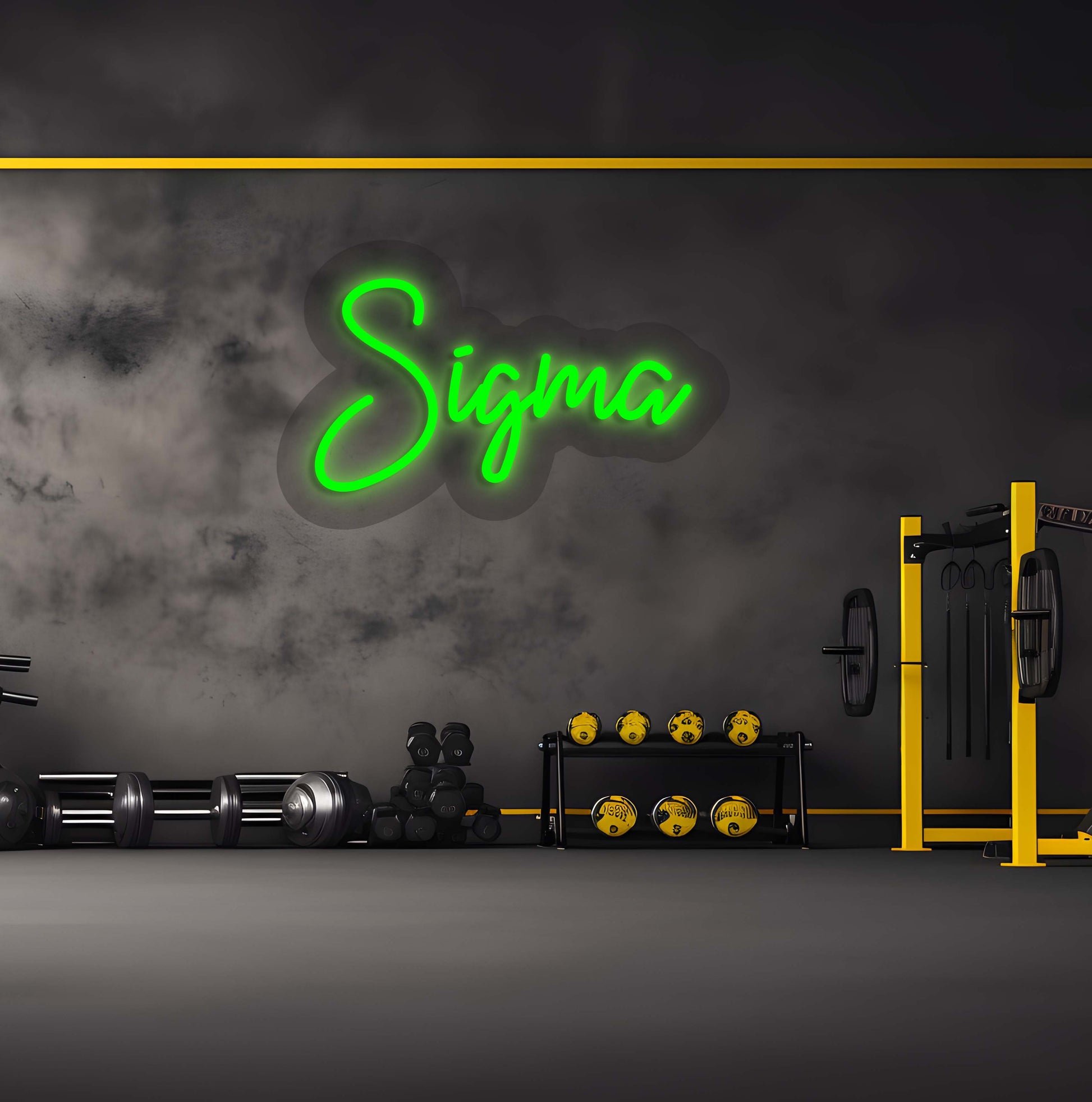 Sigma Neon Sign | Green