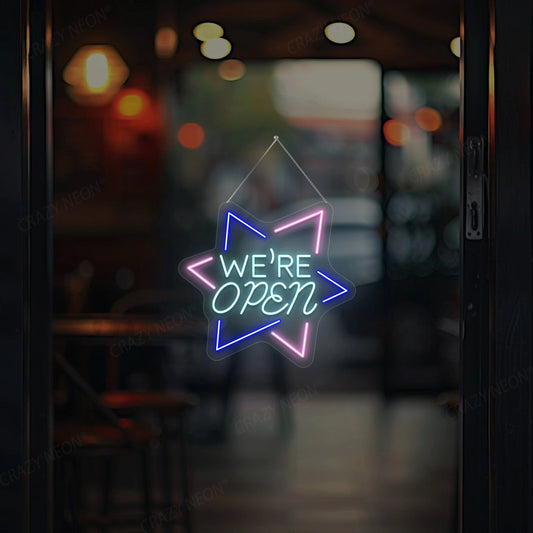 We Are Open Star Sign | Iceblue