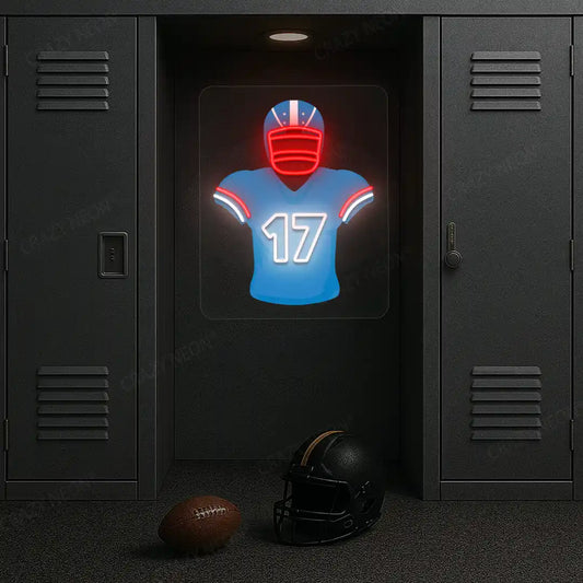Tennessee Tannehill 17 Jersey Football Neon Artwork