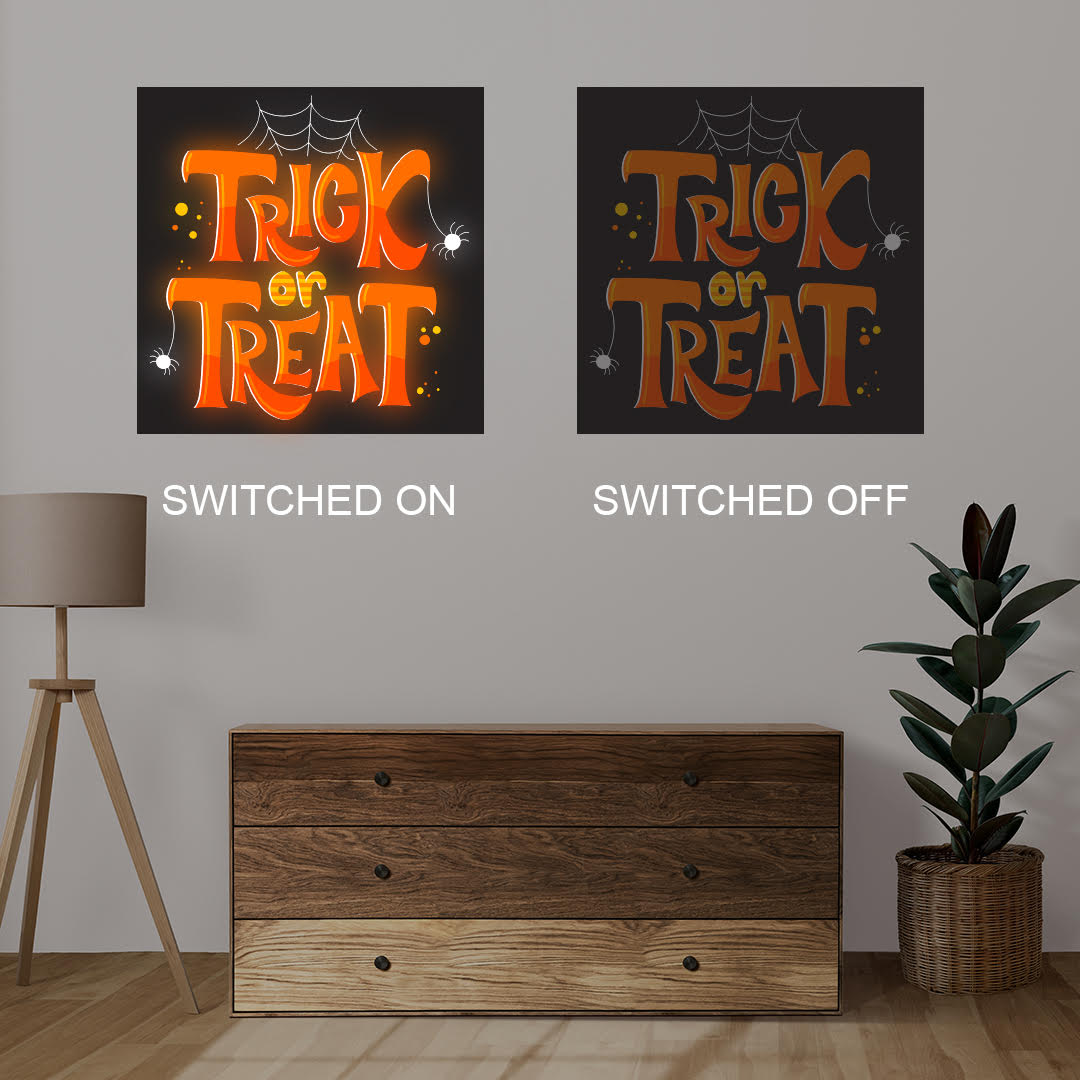 Trick Or Treat Illuminated Sign | CNUS020256