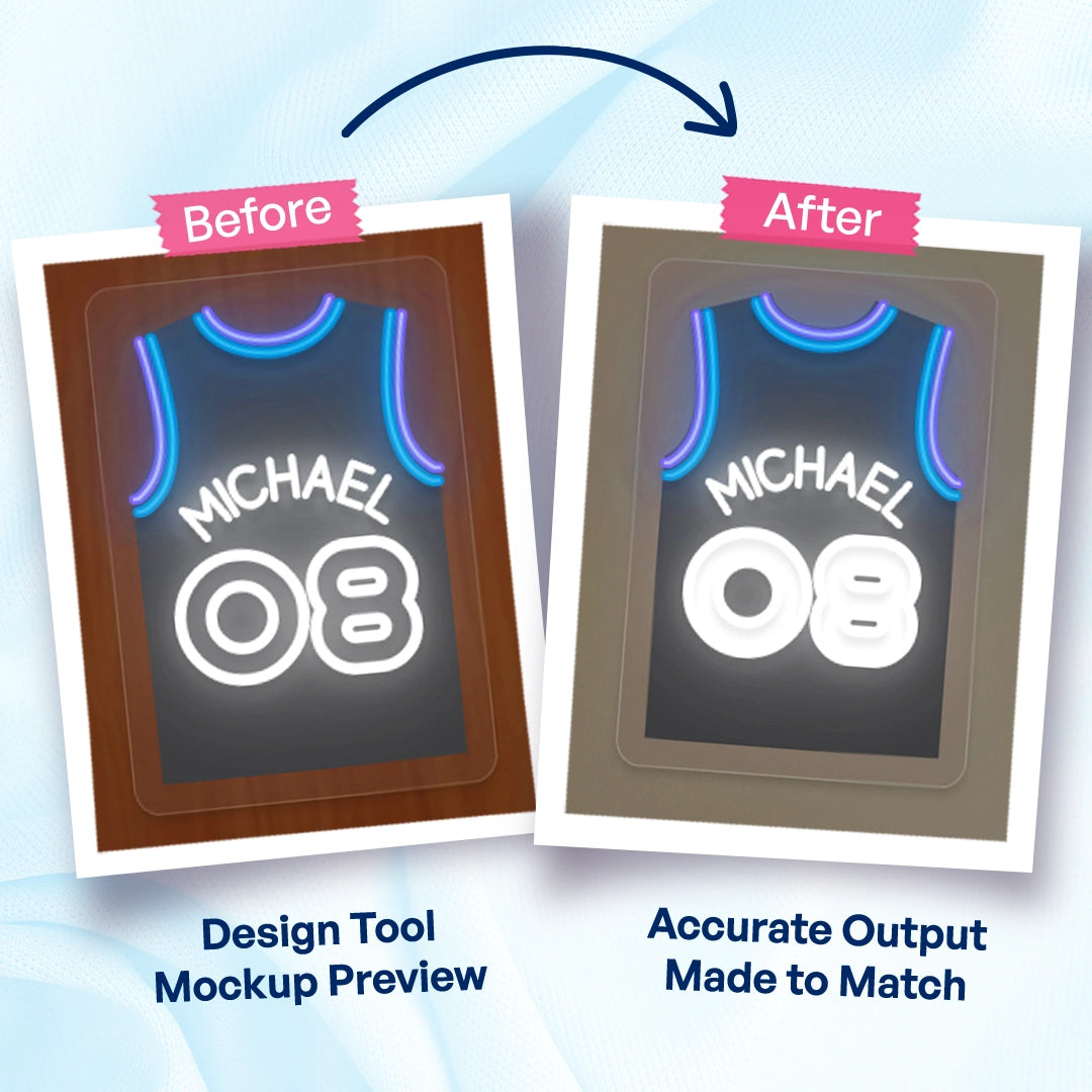 Personalized UTA Jersey Basketball Neon Artwork