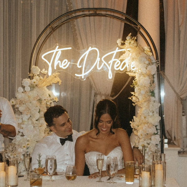 Wedding Name Neon Signs