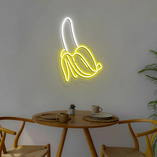 Banana Neon Sign | Yellow