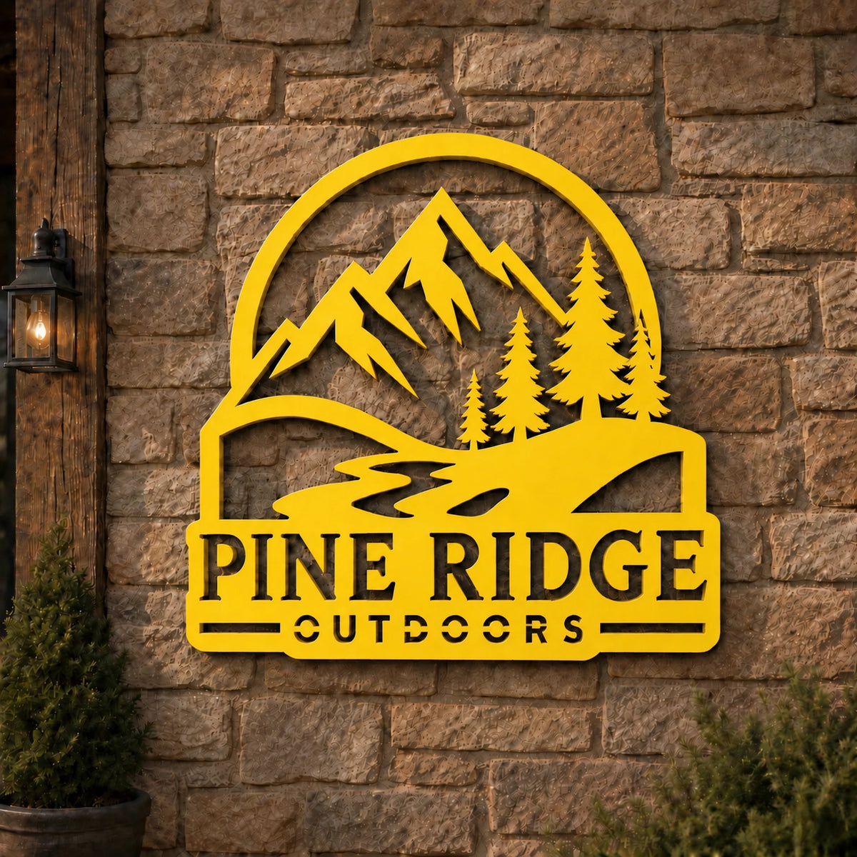 Custom Metal Logo Sign