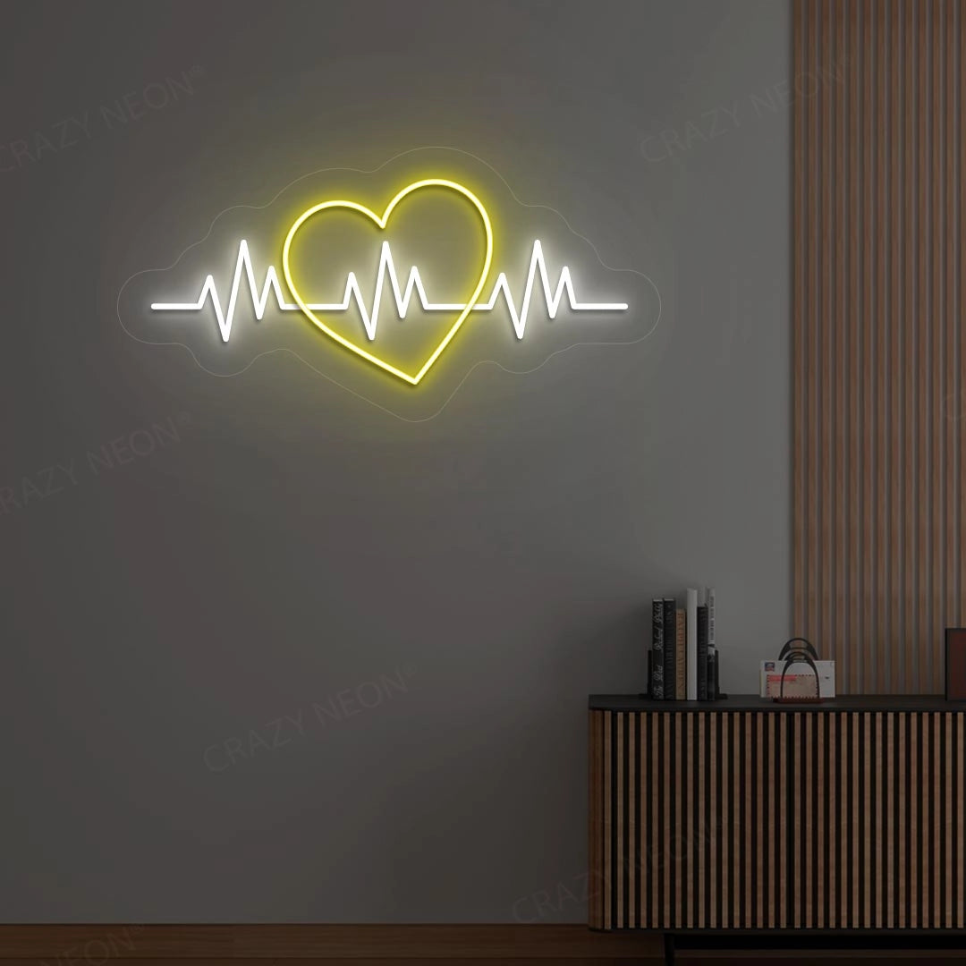 Heartbeat Neon sign