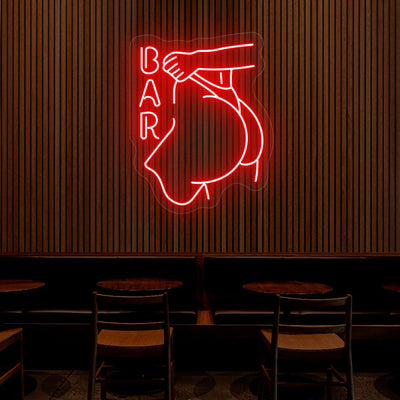Hot Bar Neon Sign | Red