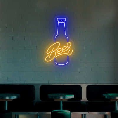 Beer Pint Neon Sign | Orange