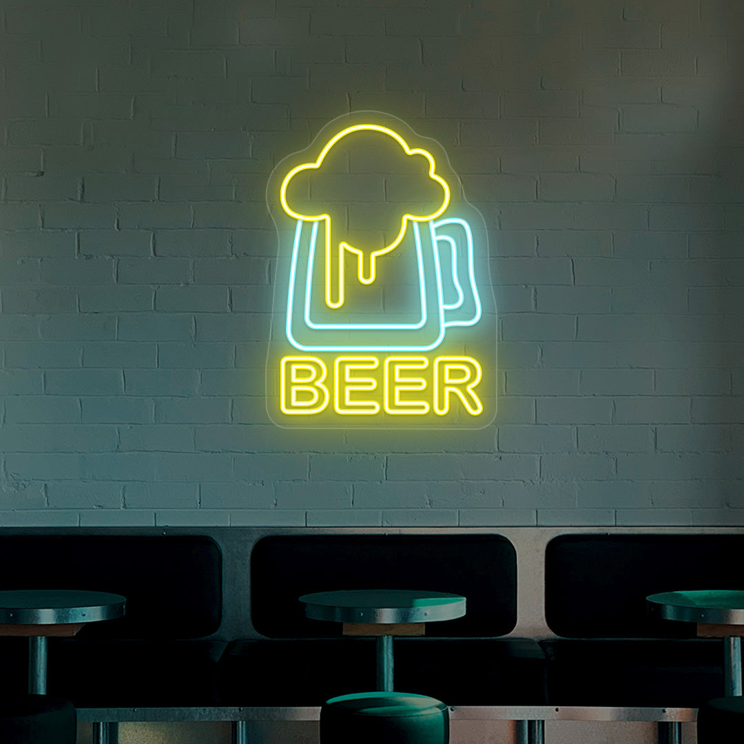 Beer Jug Neon Sign