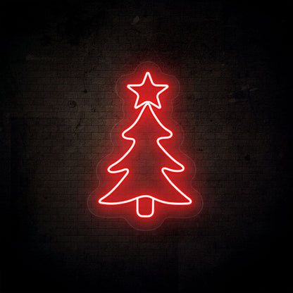 Christmas Tree Neon Sign | CNUS000083 | Red