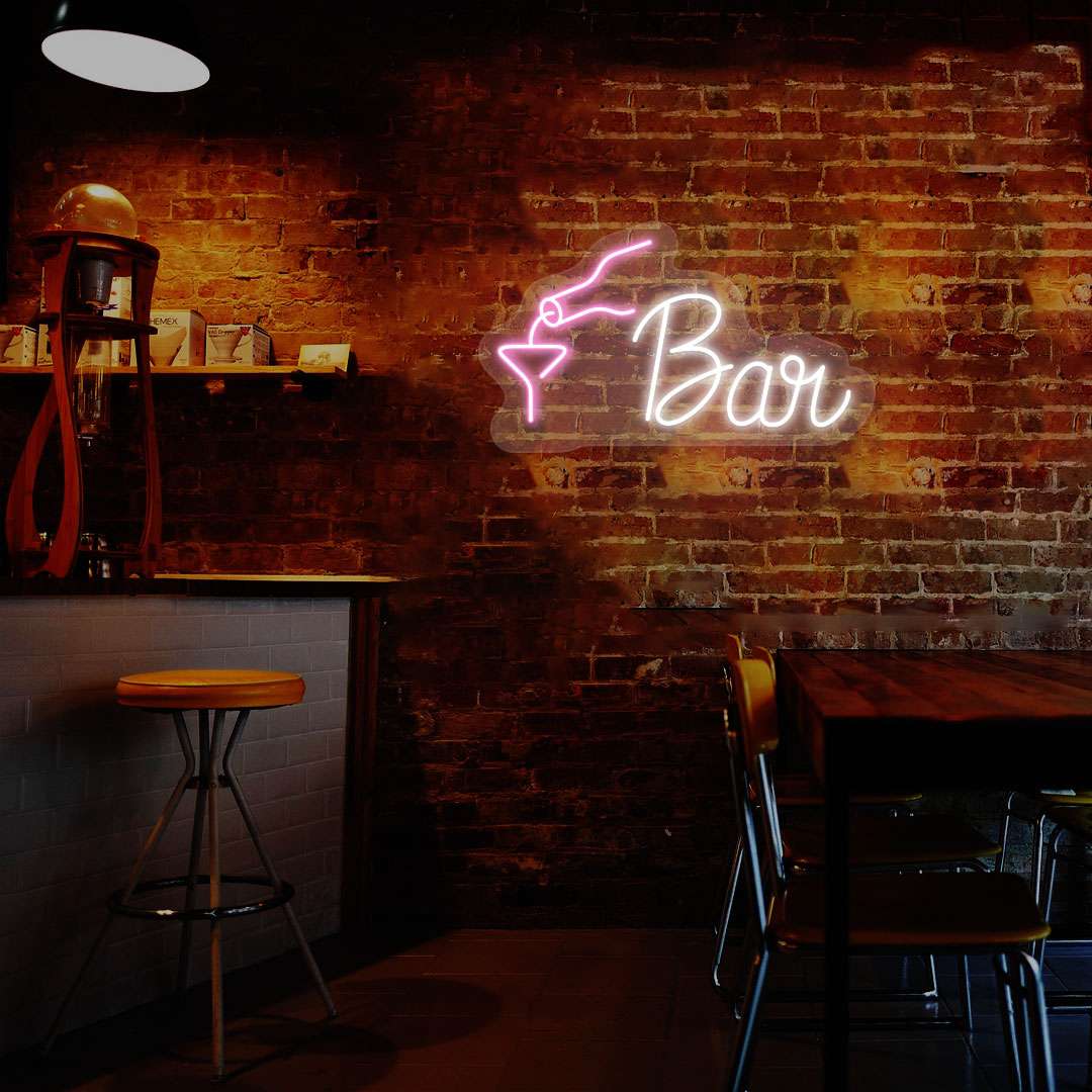 Bar Neon Sign | CNUS000202 - White