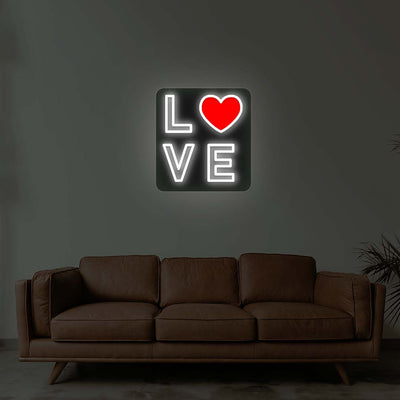 Love Neon Sign - Black Backboard - CNUS000197