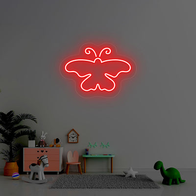 Butterfly Neon Sign | Red