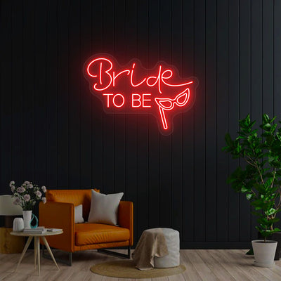 Bride To Be Neon Sign | Red