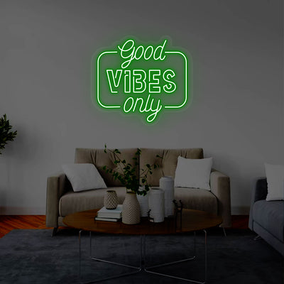Good Vibes Only Neon Sign | CNUS000269 - Green