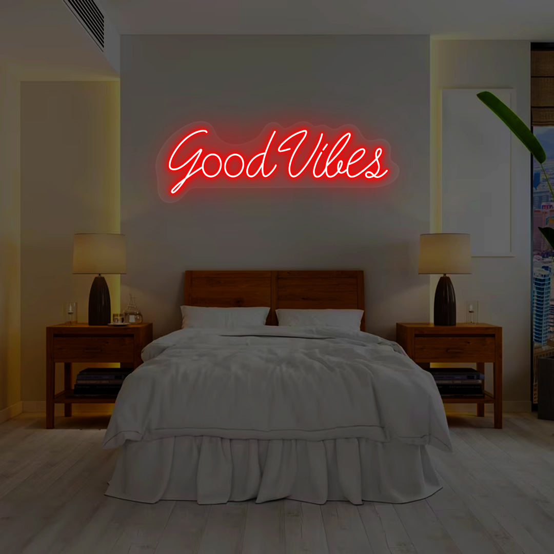 Good Vibes Neon Sign | CNUS000272 - Red