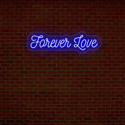 Forever Love Neon Sign | Blue