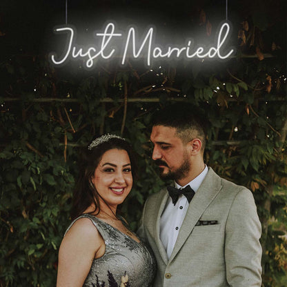 Just Married LED Neon Sign