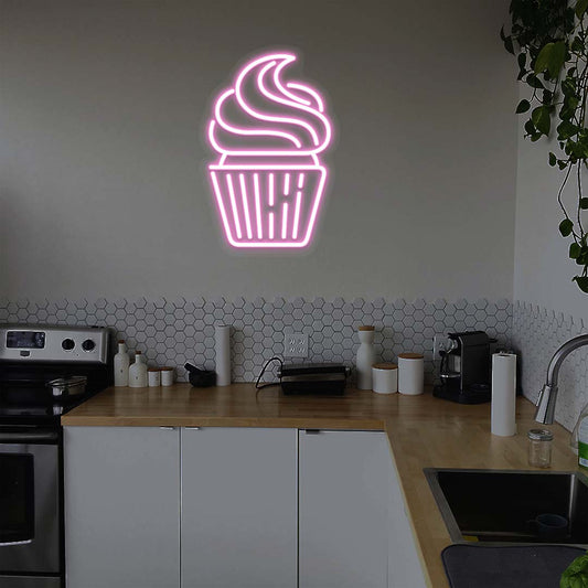 Cupcake neon sign - CNUS000196 - Pink