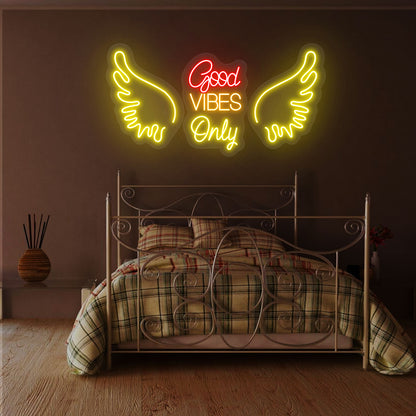 Good Vibes Only Neon Sign | CNUS000271 - Yellow