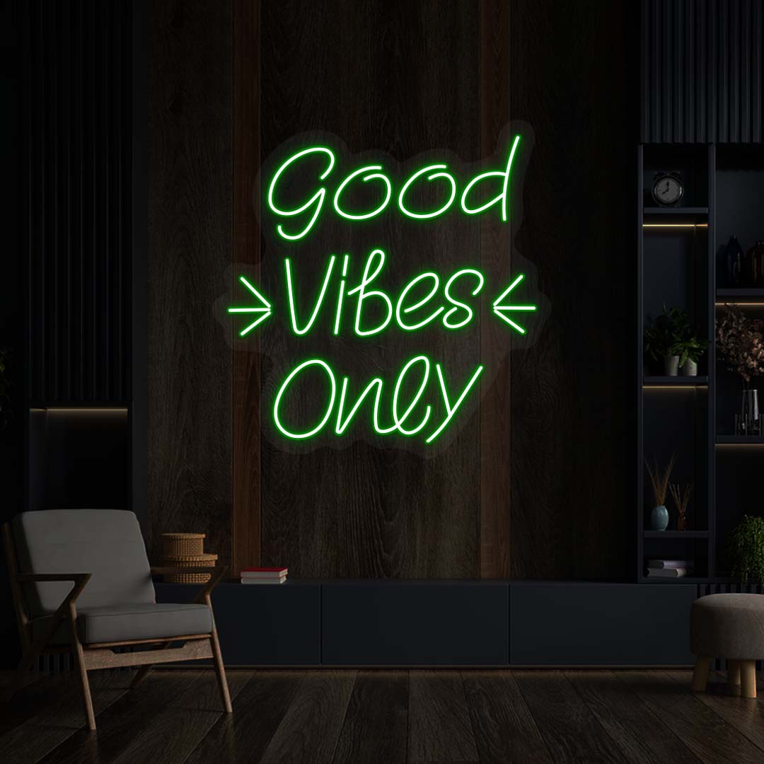 Good Vibes Only Neon Sign | CNUS000274 - Green