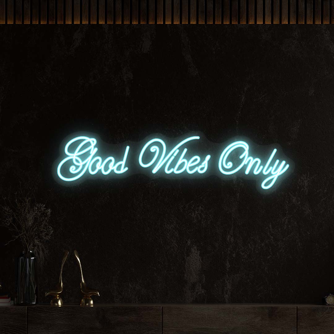 Good Vibes Only Neon Sign | CNUS000178 - Iceblue