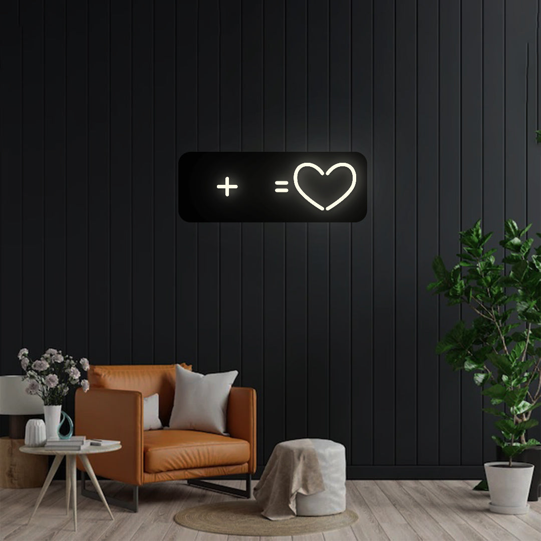 Personalized Initials Heart Illuminator Sign