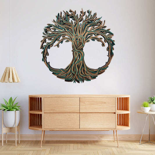 3D Tree Of Life Mandala Wall Décor | CNUS005376